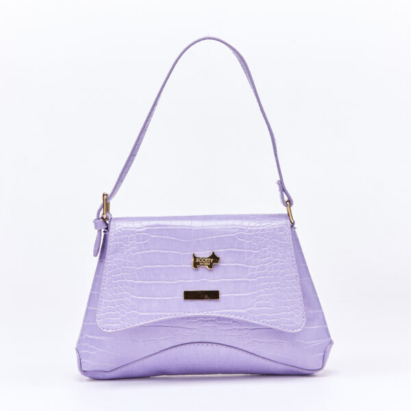 Aseza croc skin clutch